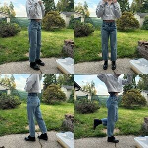 Vintage 90s Orange Tag Levi’s Women’s 565 Wide‎ Leg Regular Size 26